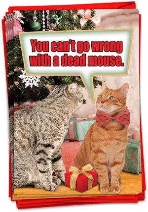 Cat Christmas Cards Made in USA