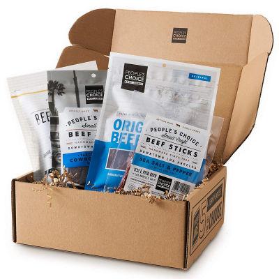 Fathers Day Made in USA Gifts Jerky Sampler