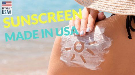 Sunscreen Made in the USA