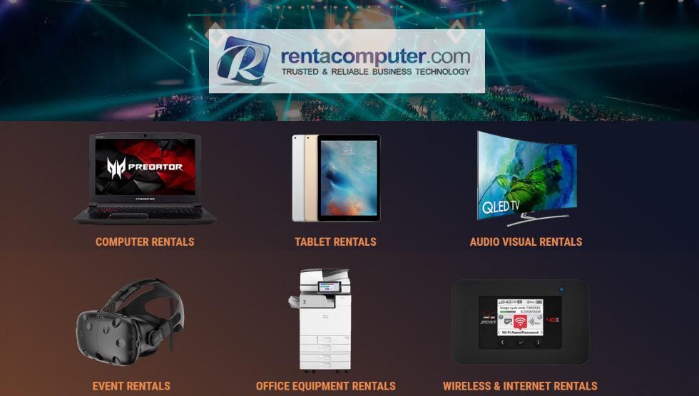 Technology Rentals for the home office, telework, school, trade shows, events and more.